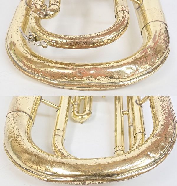 実際に弊社で買取させて頂いた★【ジャンク】YAMAHA/ヤマハ YAH-202/YAH202 アルトホルン ハードケース付の画像 5枚目