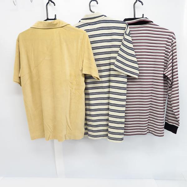 実際に弊社で買取させて頂いたBURBERRY GOLF/バーバリー ゴルフ MASTERS/マスターズ等 半袖/長袖 ポロシャツ/M/L/3点セットの画像 1枚目