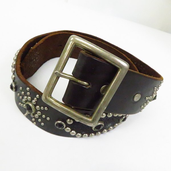 実際に弊社で買取させて頂いたHTC/エイチティーシー スティングレイ スタッズベルト/32