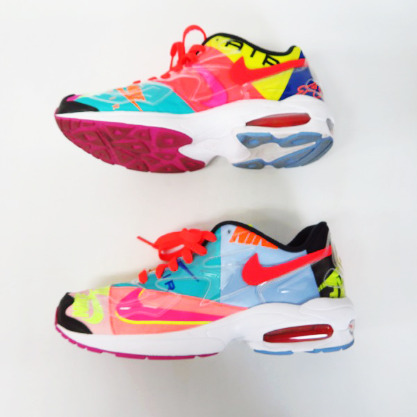実際に弊社で買取させて頂いたNIKE×ATMOS/ナイキ×アトモス AIR MAX/エアマックス 2 LIGHT QS スニーカー BV7406-001/28の画像 3枚目