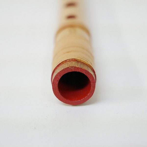 実際に弊社で買取させて頂いた㐂月/喜月 篠笛 十本調子 7穴 横笛 和楽器の画像 5枚目