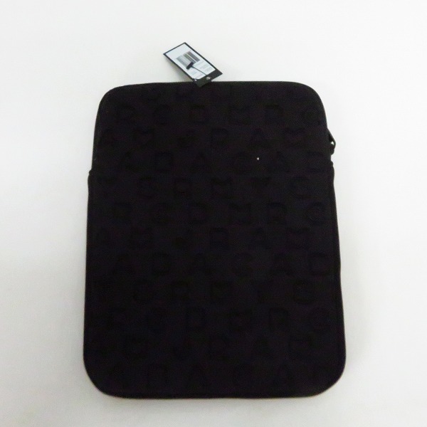 実際に弊社で買取させて頂いた【未使用】MARC BY MARC JACOBS/マークバイマークジェイコブス PC タブレットケース ブラック M6PE024の画像 1枚目