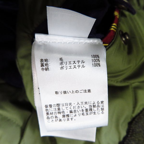 実際に弊社で買取させて頂いたBROOKS BROTHERS/ブルックスブラザーズ Red Fleece/レッド フリース ライナー付き ボア ダウンジャケット/XSの画像 3枚目