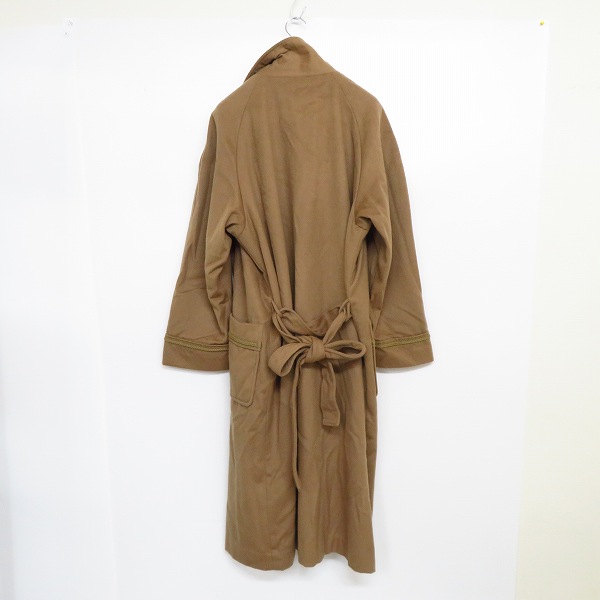 実際に弊社で買取させて頂いたBurberrys/バーバリーズ 裏地チェック柄/ロゴ刺繍 ウール/カシミア混 コート LLの画像 1枚目