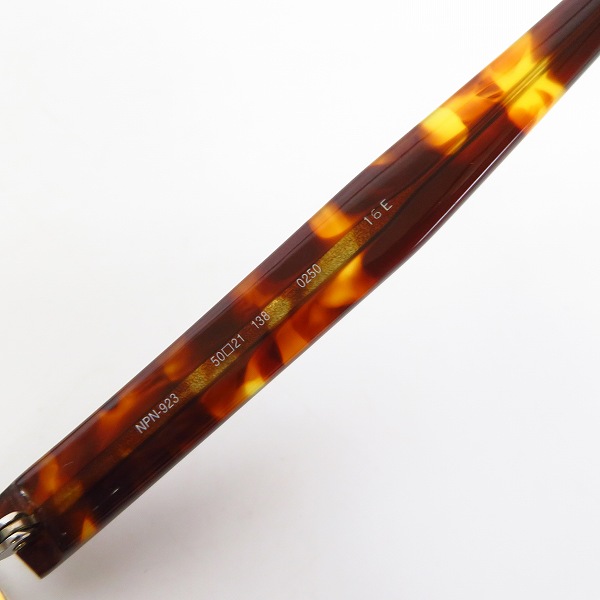 実際に弊社で買取させて頂いた999.9/フォーナインズ メガネフレーム ナイロール NPN-923　の画像 5枚目