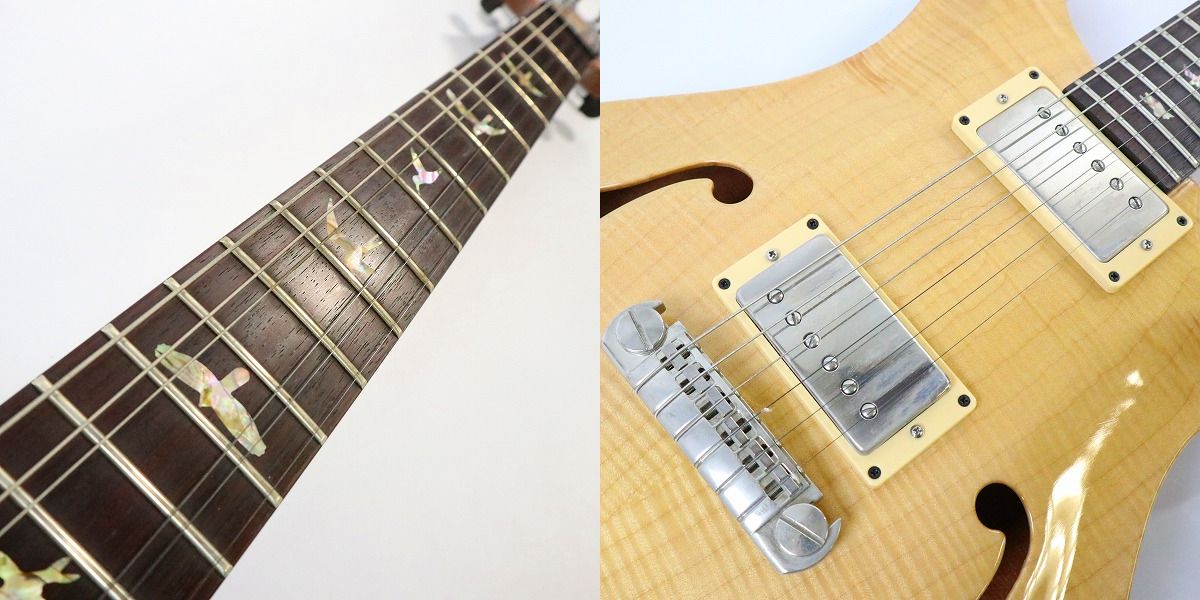 実際に弊社で買取させて頂いた★Paul Reed Smith/PRS/ポールリードスミス McCarty Hollow Body 1st NATURAL エレキギター ハードケース付きの画像 4枚目