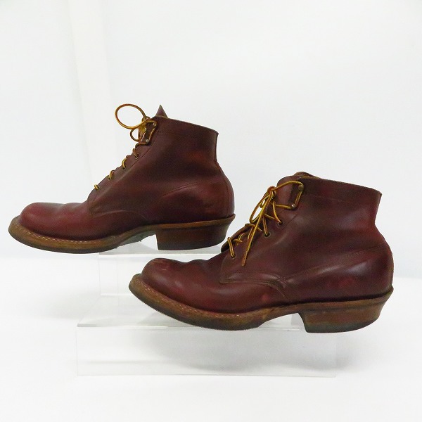 実際に弊社で買取させて頂いたWHITE’S BOOTS/ホワイツブーツ セミドレス レースアップブーツ/10Eの画像 3枚目