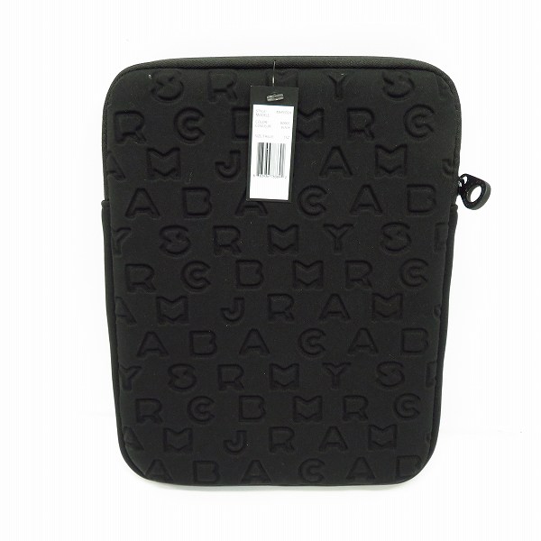 実際に弊社で買取させて頂いた【未使用】MARC BY MARC JACOBS/マークバイマークジェイコブス PC タブレットケース ブラック M6PE024の画像 1枚目