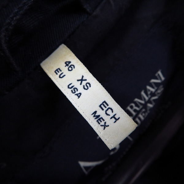 実際に弊社で買取させて頂いたARMANI JEANS/アルマーニジーンズ 4ポケット 3Bテーラードジャケット 46の画像 2枚目