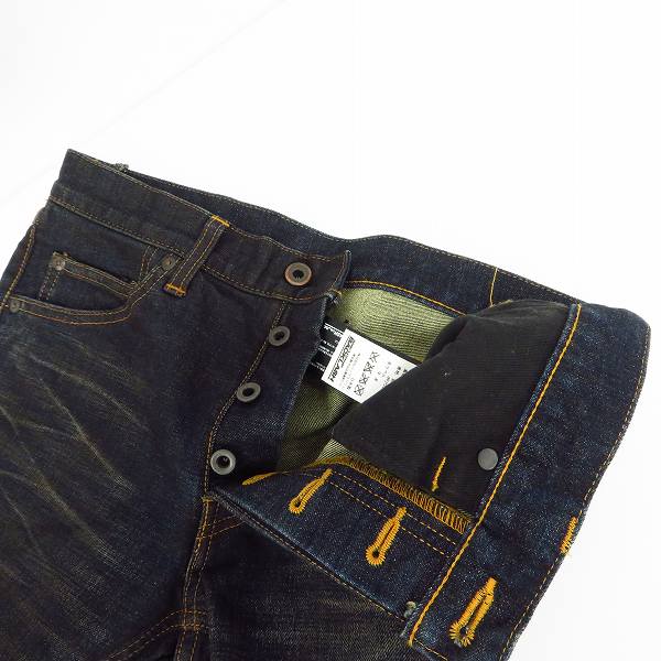 実際に弊社で買取させて頂いた【未使用】BACKLASH/バックラッシュ 13oz ストレート ストレッチデニムパンツ 1483-01/Mの画像 4枚目