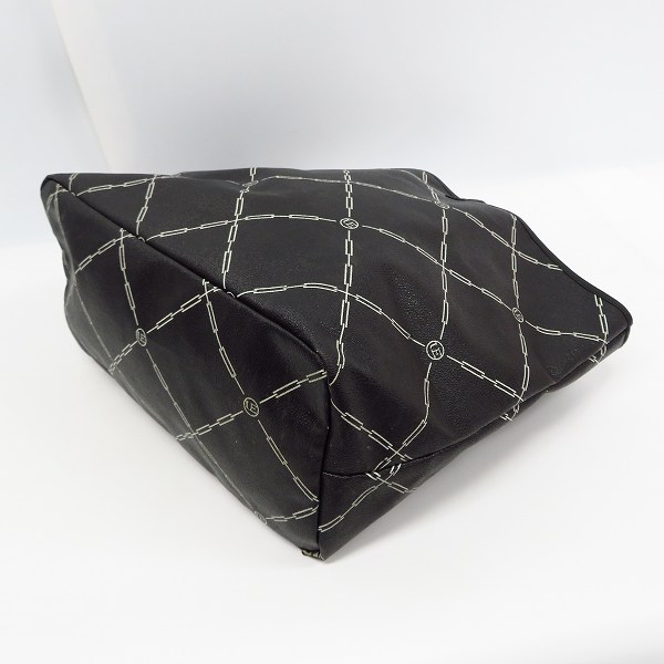 実際に弊社で買取させて頂いたuniform experiment/ユニフォームエクスペリメント UEロゴ/チェーンプリント トートバッグの画像 2枚目