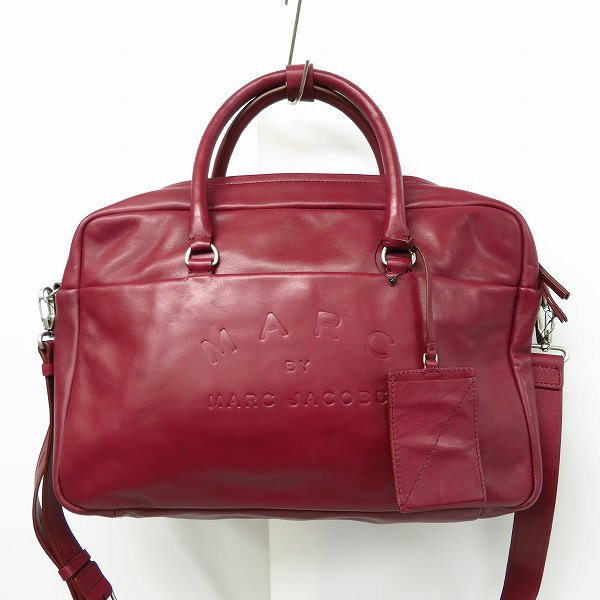 実際に弊社で買取させて頂いた【未使用】MARC BY MARC JACOBS/マークバイマークジェイコブス 2WAY レザー ショルダー/ブリーフケース M0003179