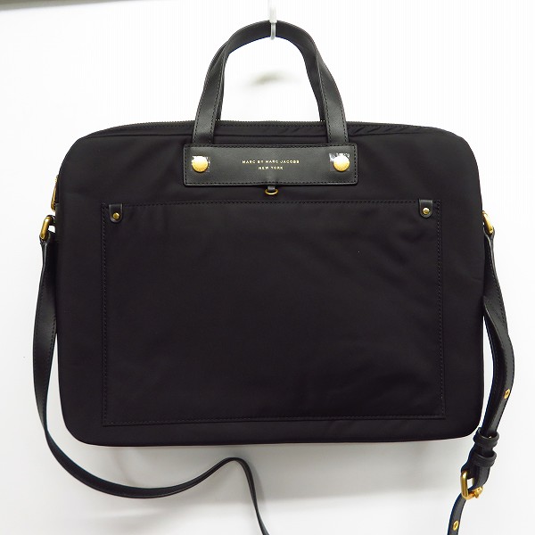 実際に弊社で買取させて頂いた【未使用】MARC BY MARC JACOBS/マークバイマークジェイコブス 2WAY PCケース/ブリーフケース 黒 M0001304