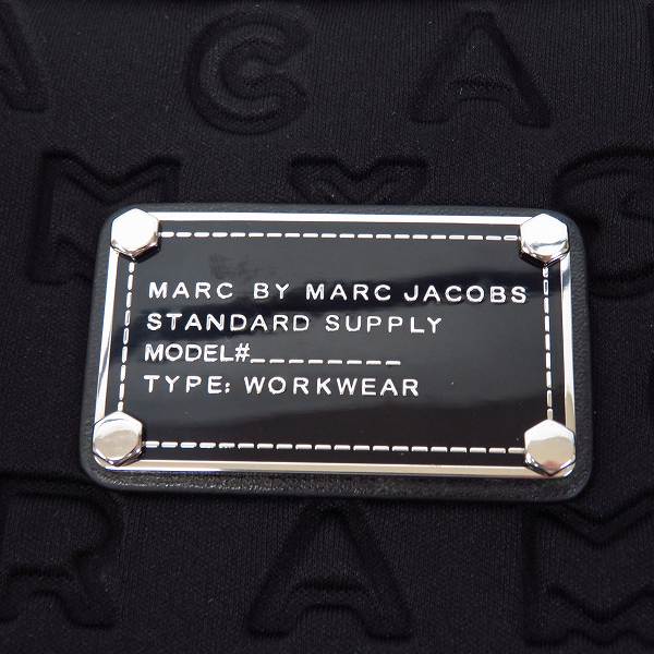 実際に弊社で買取させて頂いた【未使用】MARC BY MARC JACOBS/マークバイマークジェイコブス PC タブレットケース ブラック M6PE024の画像 6枚目