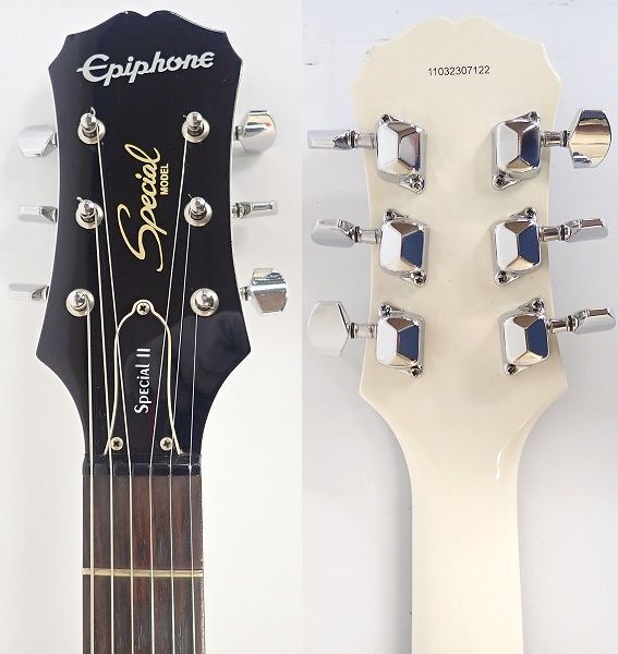 実際に弊社で買取させて頂いた★Epiphone/エピフォン Les Paul Special Ⅱ WH/レスポール スペシャル2 ホワイトの画像 2枚目