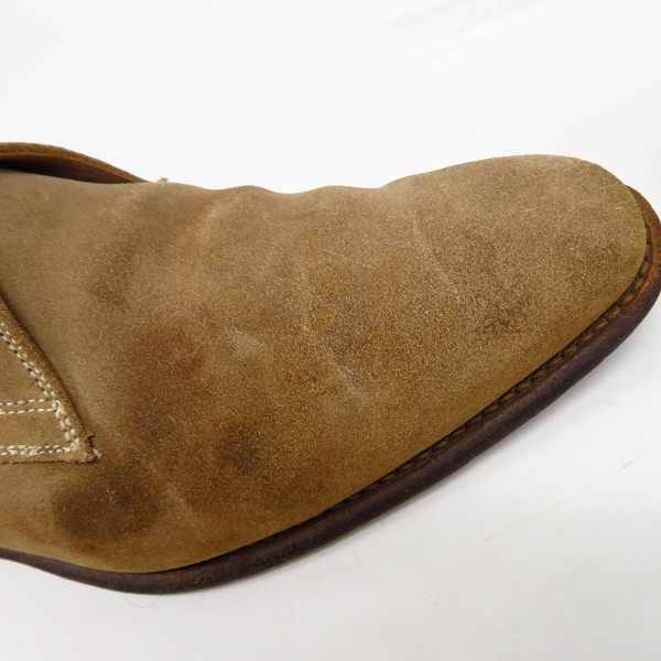 実際に弊社で買取させて頂いたCHEANEY/チーニー トゥモローランド別注 スウェードシューズ size：6.5の画像 6枚目