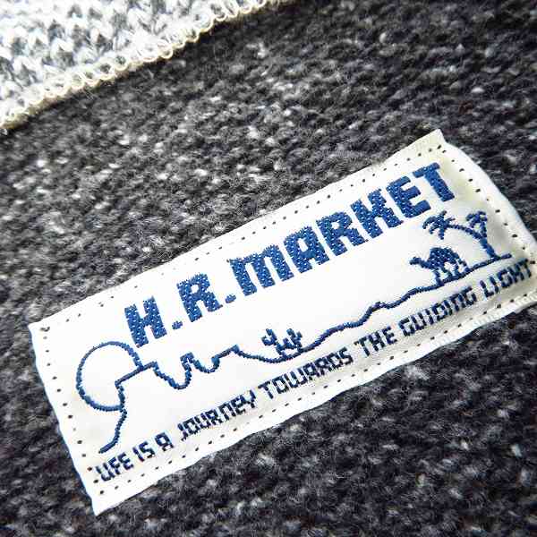 実際に弊社で買取させて頂いたHOLLYWOOD RANCH MARKET/ハリウッドランチマーケット H.R./ハリラン ショールカラー カーディガン 2の画像 2枚目