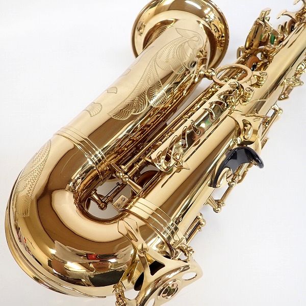実際に弊社で買取させて頂いた★SELMER/セルマー アルトサックス SA80/Super Action 80 SERIE Ⅱ/シリーズ2 彫刻有り 54万台 ハードケース付の画像 5枚目