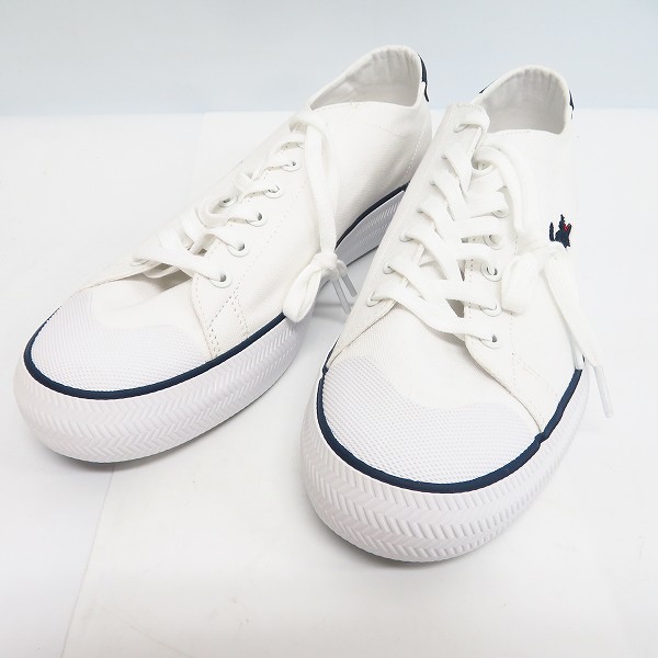 実際に弊社で買取させて頂いたLACOSTE/ラコステ GRIPSHOT キャンバススニーカー 7-39CMA0068042/US8.5