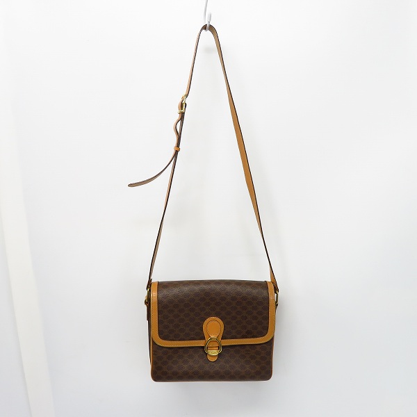 実際に弊社で買取させて頂いたCELINE/セリーヌ マカダム柄 ショルダー バッグ