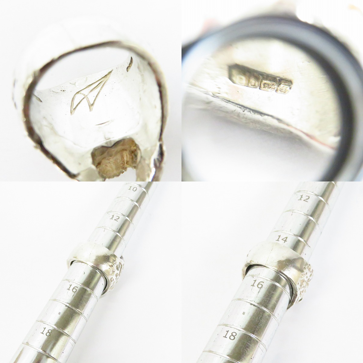 実際に弊社で買取させて頂いたCRAZY PIG DESIGNS/クレイジーピッグ PLAGUE RING/プレイグ リング 14.5-15号の画像 7枚目