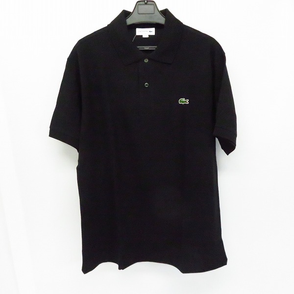 実際に弊社で買取させて頂いた【未使用】LACOSTE/ラコステ クラシックフィット ポロシャツ ブラック  US M