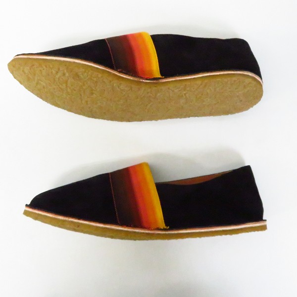 実際に弊社で買取させて頂いたDRIES VAN NOTEN/ドリスヴァンノッテン スエード スリッポン MS25/874 QU114 BLACK900/41の画像 3枚目