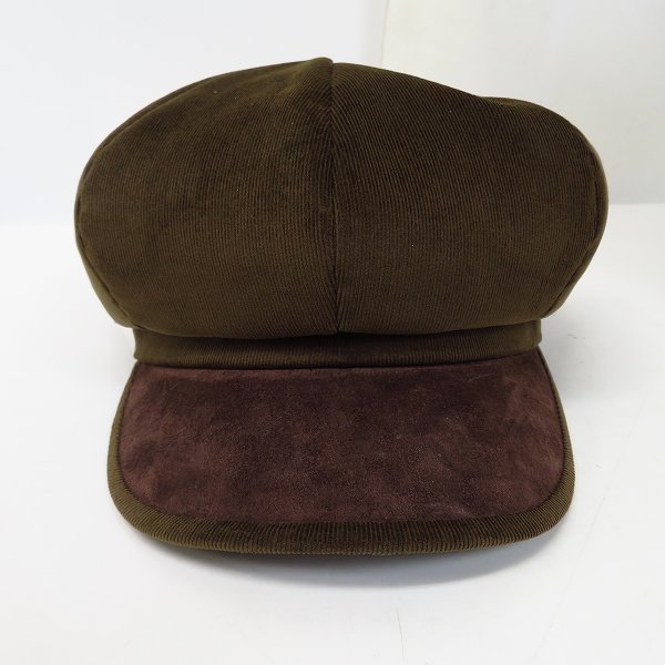 実際に弊社で買取させて頂いた【未使用】CA4LA/カシラ キャスケットハット/帽子 コーデュロイの画像 1枚目