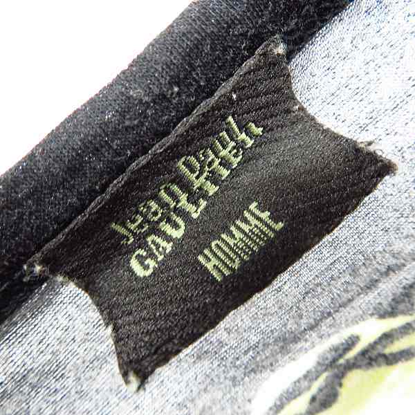 実際に弊社で買取させて頂いたJEAN PAUL GAULTIER HOMME/ジャンポールゴルチェオム 和柄プリント 半袖 Tシャツ カットソー 48の画像 2枚目