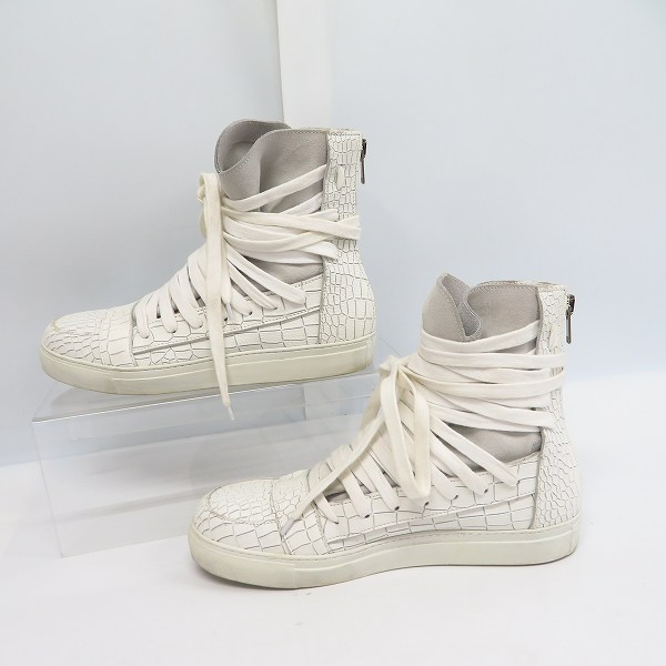 実際に弊社で買取させて頂いたKris Van Assche/クリスヴァンアッシュ マルチレース スニーカー 41の画像 2枚目