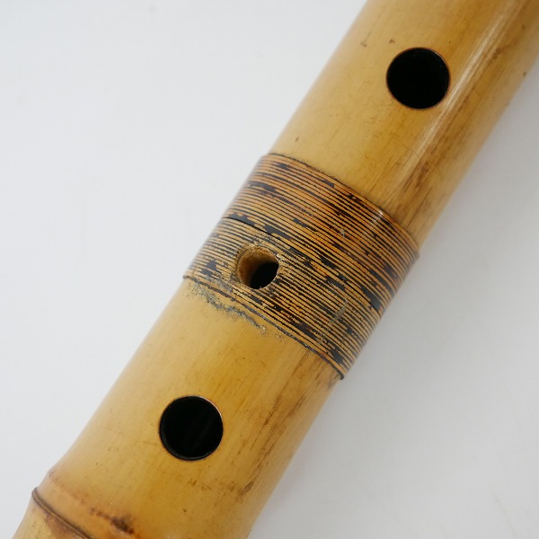実際に弊社で買取させて頂いた琴古流 尺八 竹翠 二つ印 和楽器 約70cmの画像 4枚目