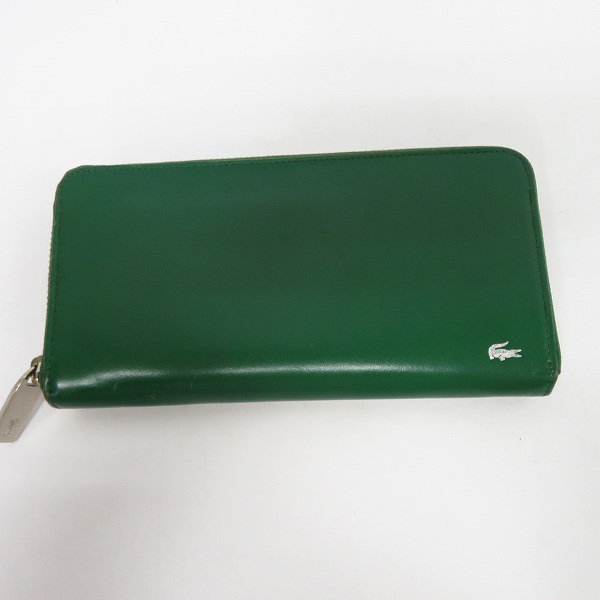 実際に弊社で買取させて頂いたLACOSTE/ラコステ ラウンドジップ/ファスナー ウォレット/財布