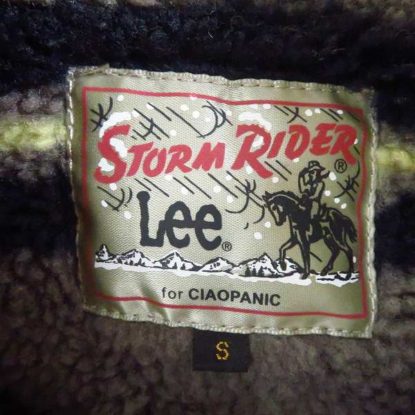 実際に弊社で買取させて頂いたLee×Ciaopanic/リー×チャオパニック STORM RIDER コーデュロイボアジャケット Sの画像 2枚目