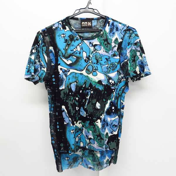 実際に弊社で買取させて頂いたJPG/ジャンポールゴルチェ アクアプリント チュール切替 半袖 Tシャツ カットソー 48