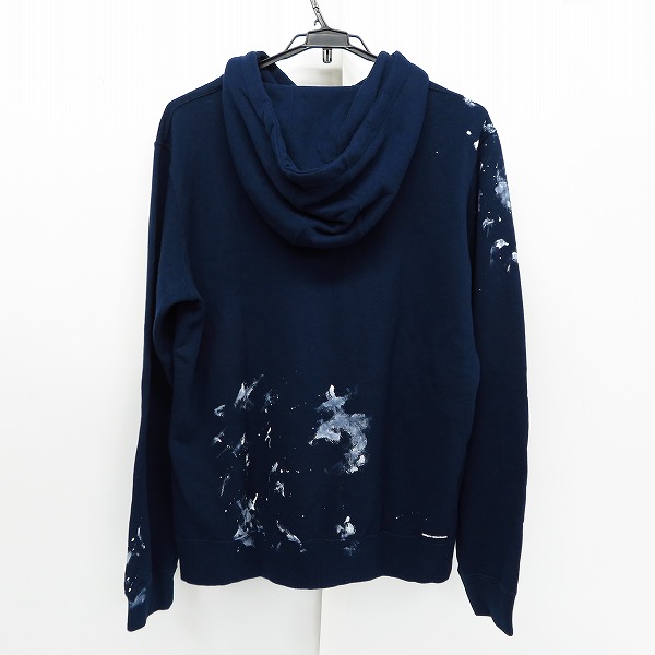 実際に弊社で買取させて頂いたUNIFORM EXPERIMENT/ユニフォームエクスペリメント 18SS ペイント プルオーバーパーカー UE-180006/3の画像 1枚目