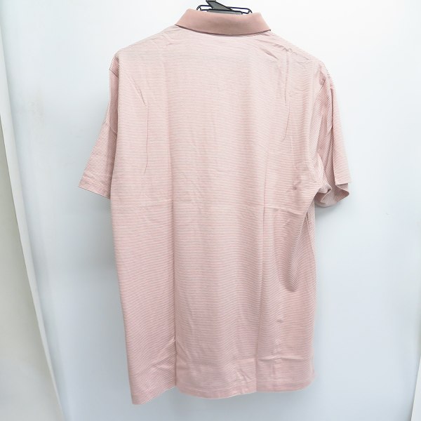 実際に弊社で買取させて頂いたBURBERRY LONDON/バーバリーロンドン ロゴ刺繍 ボーダーポロシャツ LLの画像 1枚目