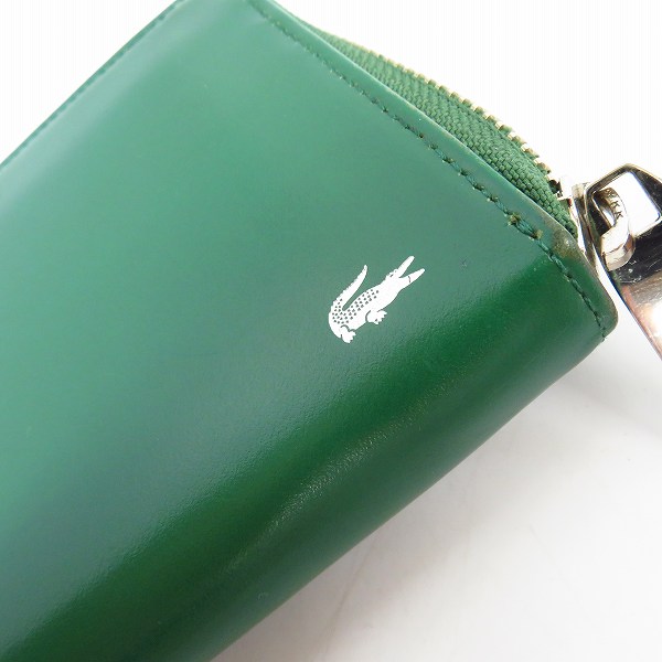 実際に弊社で買取させて頂いたLACOSTE/ラコステ ラウンドジップ/ファスナー ウォレット/財布の画像 7枚目