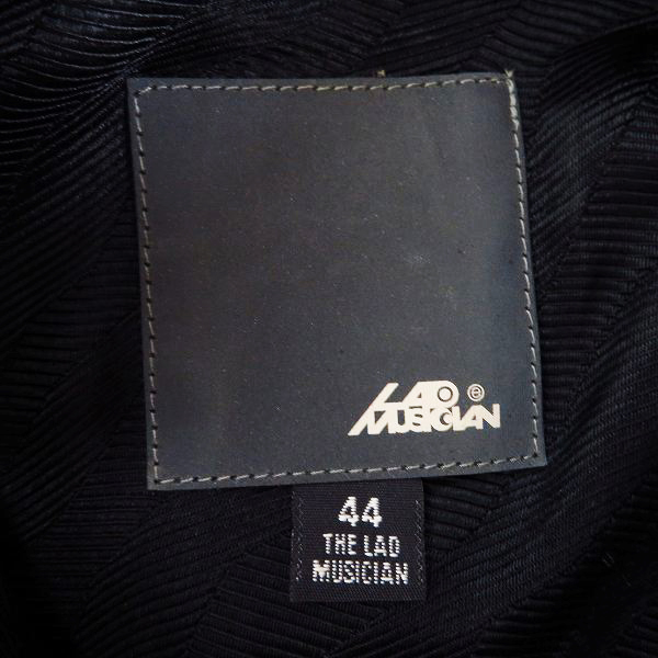 実際に弊社で買取させて頂いたLAD MUSICIAN/ラッドミュージシャン キュプラ 半袖 シャツ/44の画像 2枚目