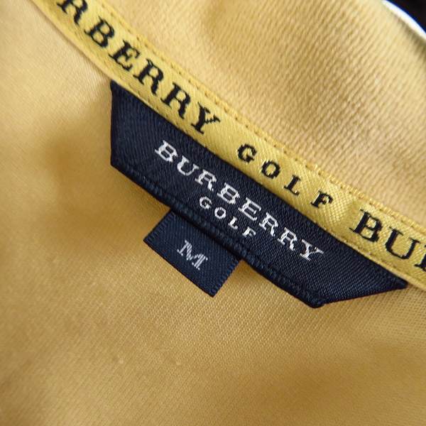 実際に弊社で買取させて頂いたBURBERRY GOLF/バーバリー ゴルフ MASTERS/マスターズ等 半袖/長袖 ポロシャツ/M/L/3点セットの画像 2枚目