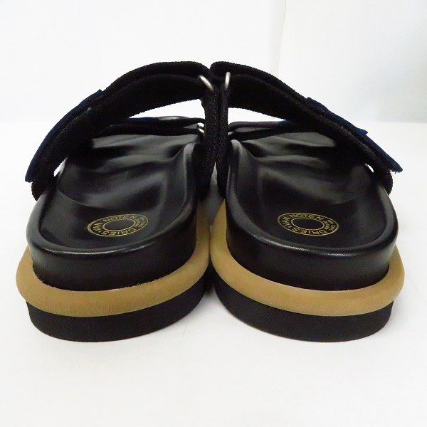 実際に弊社で買取させて頂いたDRIES VAN NOTEN/ドリスヴァンノッテン レザーサンダル MS25/862 QU111 BLACK900/41の画像 1枚目