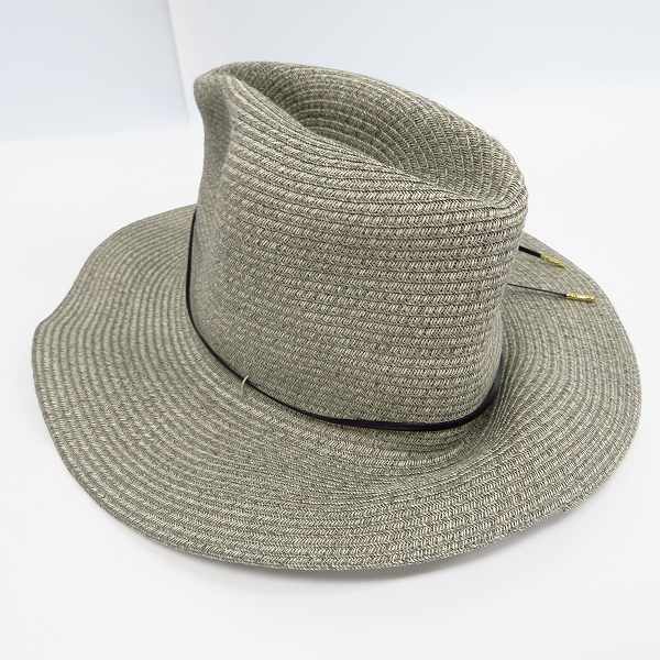 実際に弊社で買取させて頂いたCA4LA/カシラ 旅風LEATHER 中折れハット JUN01828/XLの画像 1枚目