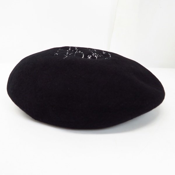 実際に弊社で買取させて頂いたCA4LA×SACHIKO MATSUSHITA&JUN KANEKO/カシラ×サチコマツシタ&ジュンカネコ ベレー帽/刺繍 ONE SIZEの画像 2枚目