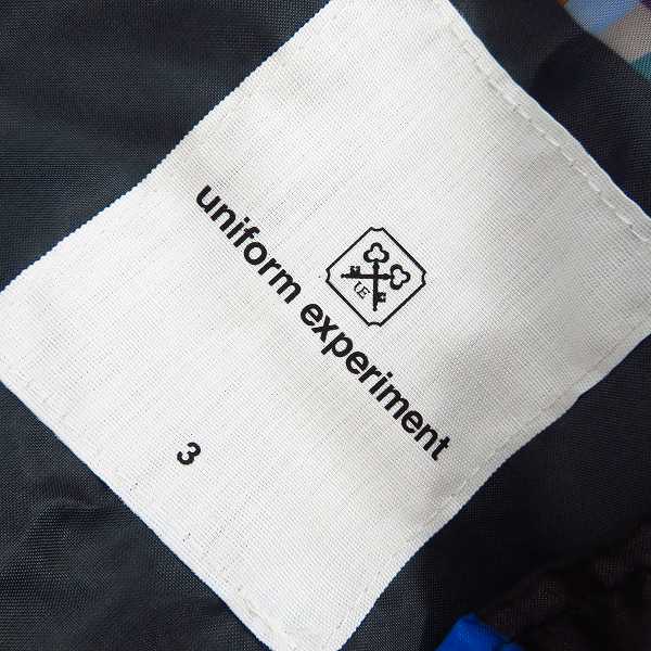 実際に弊社で買取させて頂いたuniform experiment/ユニフォームエクスペリメント COLOR CHART HOODED BLOUSON/ブルゾン UE-190046/3の画像 2枚目