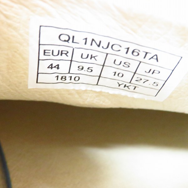 実際に弊社で買取させて頂いた【未使用】le coq sportif/ルコックスポルティフ MONTPELLIER JP/モンペリエJP カジュアル スニーカーQL1NJC16TA/27.5の画像 5枚目