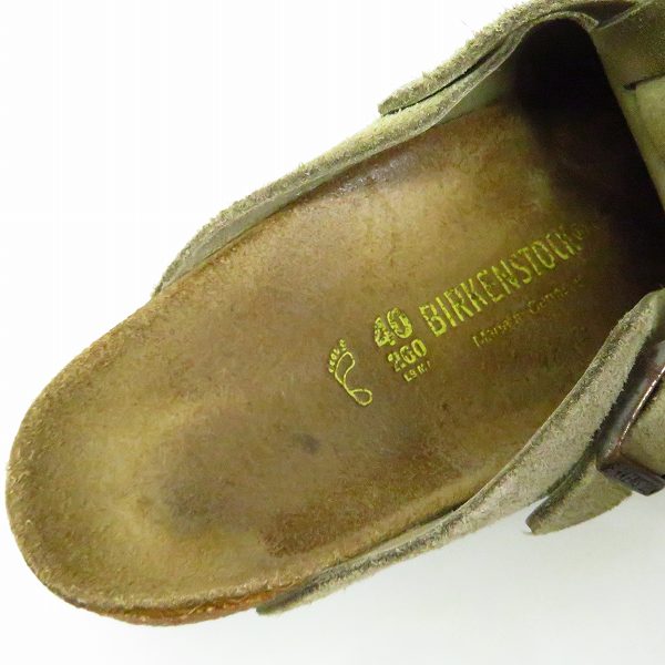 実際に弊社で買取させて頂いたBIRKENSTOCK/ビルケンシュトック BOSTON SFB サンダル/40の画像 4枚目