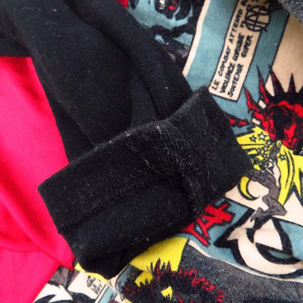 実際に弊社で買取させて頂いたJPG/ジャンポールゴルチェ ボーダー/コミックプリント 長袖 Tシャツ/カットソー 48の画像 6枚目