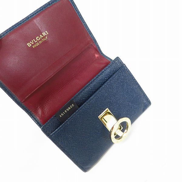 実際に弊社で買取させて頂いたBVLGARI/ブルガリ レザー名刺入れ/カードケースの画像 3枚目