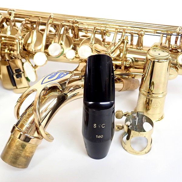 実際に弊社で買取させて頂いた★SELMER/セルマー アルトサックス SA80/Super Action 80 SERIE Ⅱ/シリーズ2 彫刻有り 54万台 ハードケース付の画像 9枚目