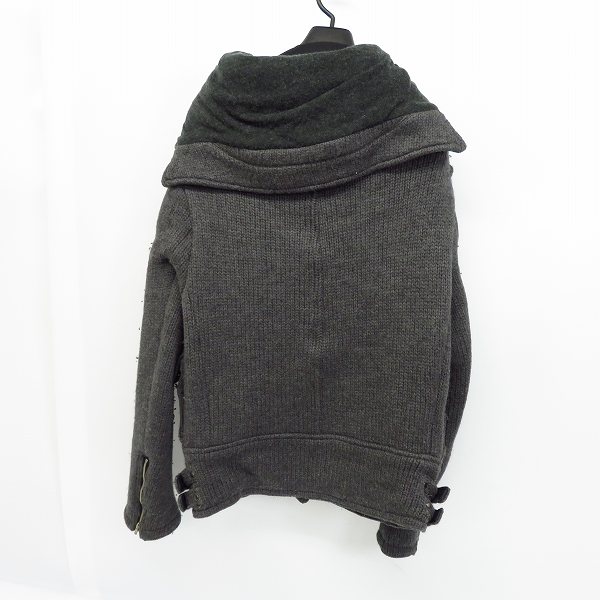 実際に弊社で買取させて頂いたDIET BUTCHER SLIM SKIN/ダイエットブッチャースリムスキン ウール ジップ ジャケット/１の画像 1枚目