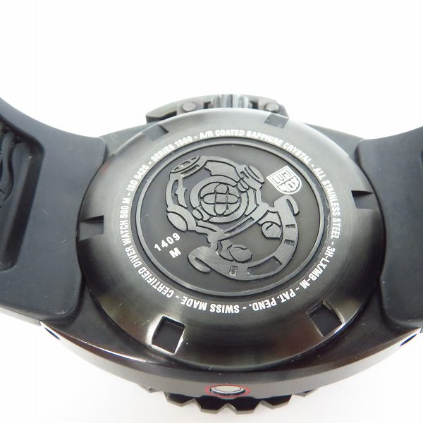 実際に弊社で買取させて頂いたLUMINOX/ルミノックス ディープダイブ 1501/1500シリーズ オートマチック 腕時計の画像 4枚目